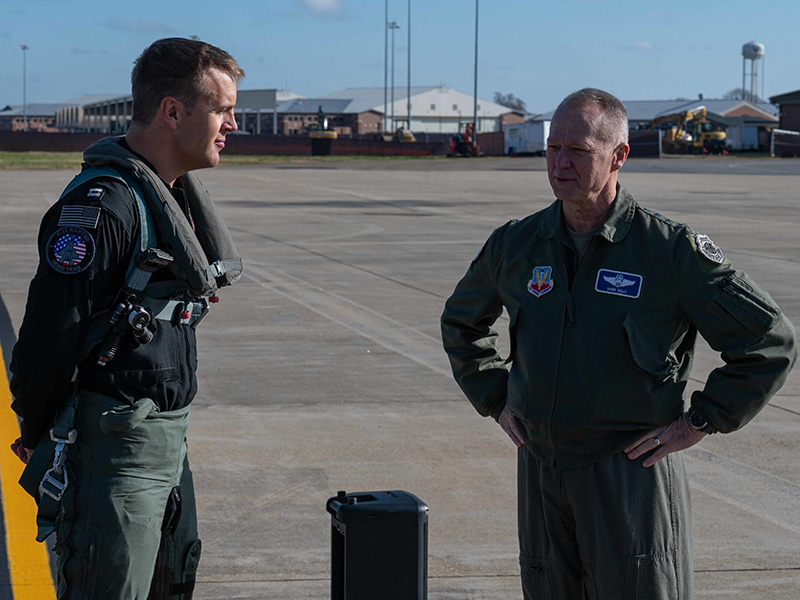 Capt Samuel Razz Larson To Command F Raptor Demo Team In Air